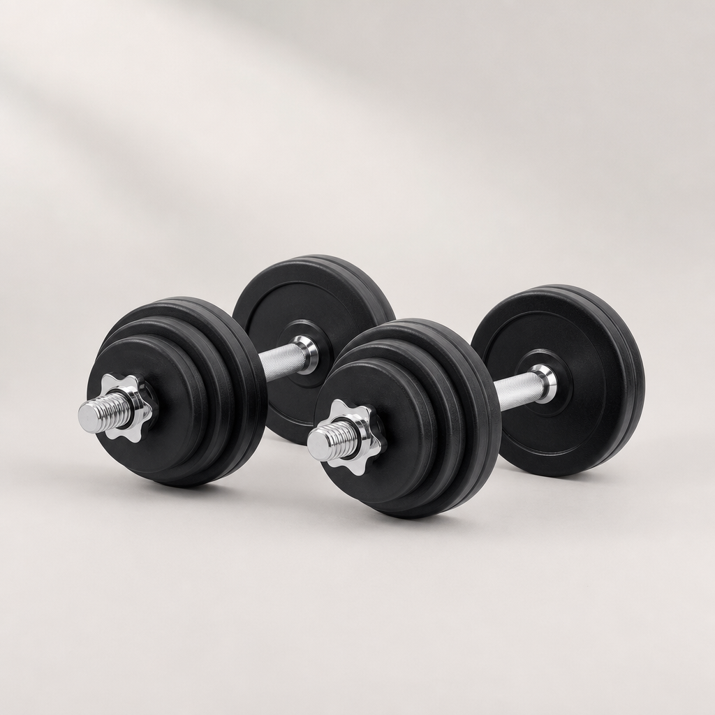 Mancuernas ajustables 2 × 10 kg
